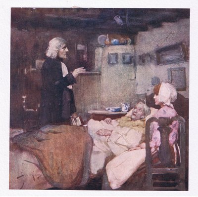 Mais dans son devoir, prompt à chaque appel, il veillait et pleurait, il priait et ressentait pour tous - William Lee Hankey