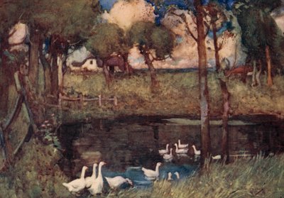 Illustration pour Le Village Abandonné par Oliver Goldsmith - William Lee Hankey