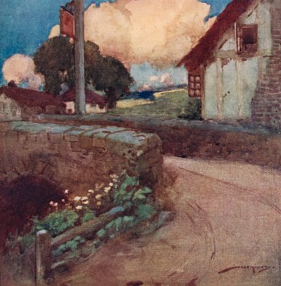 Illustration pour Le Village déserté par Oliver Goldsmith - William Lee Hankey