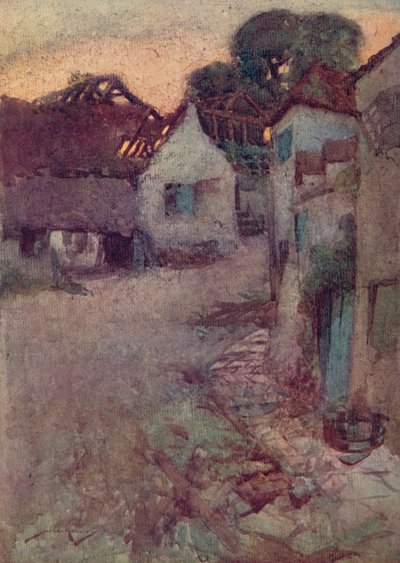Illustration pour Le Village déserté par Oliver Goldsmith - William Lee Hankey