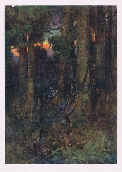 Ces bois emmêlés où les oiseaux oublient de chanter, mais où les chauves-souris silencieuses se blottissent en grappes somnolentes - William Lee Hankey