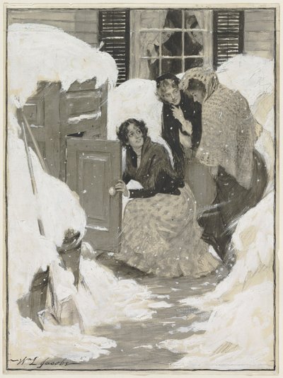 Esquisse pour une illustration de livre - William Leroy Jacobs