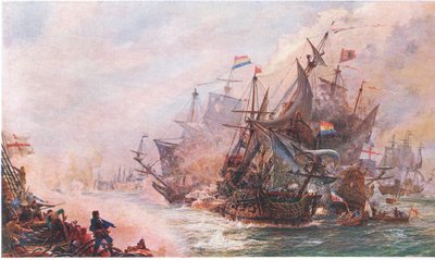 Engagement de trois jours de Blake avec Von Tromp, de l