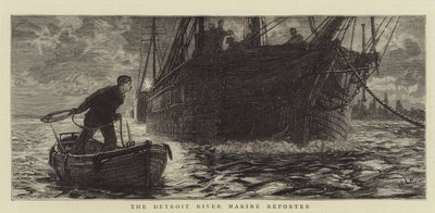 Le reporter maritime de la rivière Détroit - William Lionel Wyllie