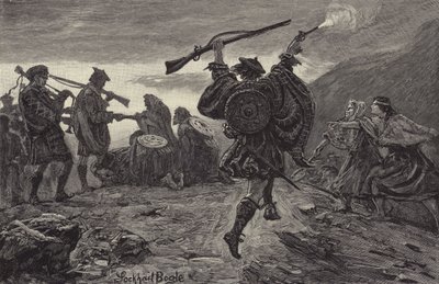 Rob Roy accueilli par son clan - William Lockhart Bogle