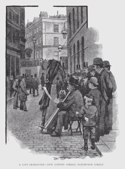 Un Personnage de la Ville, New London Street, Fenchurch Street - William Luker