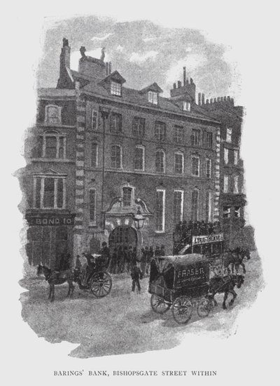 Banque Barings, rue Bishopsgate - William Luker