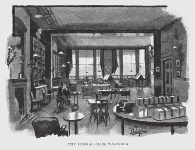 City Liberal Club, Walbrook - William Luker