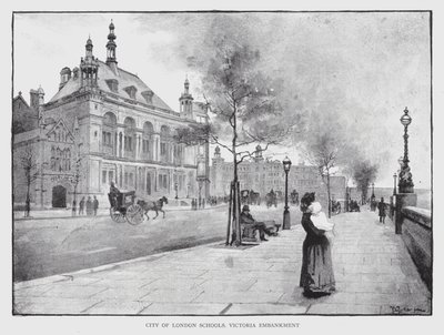 Écoles de la ville de Londres, Victoria Embankment - William Luker