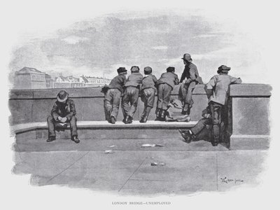 Pont de Londres, chômeurs - William Luker