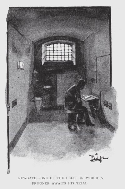 Newgate, une des cellules où un prisonnier attend son procès - William Luker