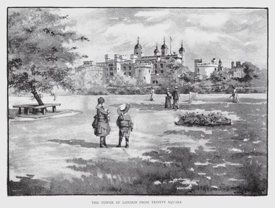 La Tour de Londres depuis Trinity Square - William Luker