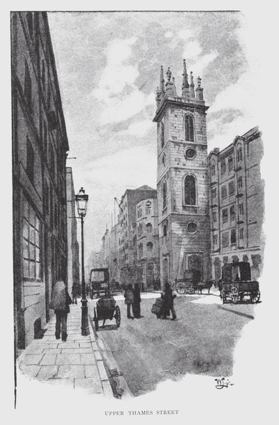 Upper Thames Street - William Luker