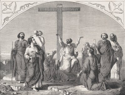 La mission des apôtres, de Illustrated London News, 30 octobre 1865 - William Luson Thomas