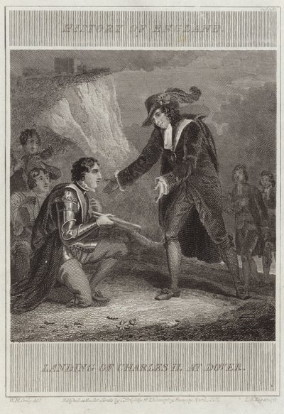 Débarquement de Charles II à Douvres - William Marshall Craig