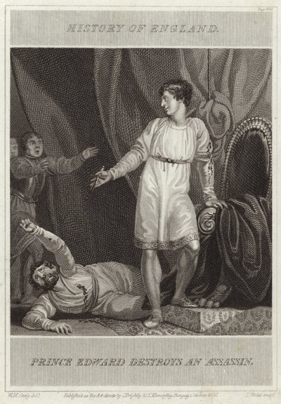 Le Prince Edward détruit un assassin - William Marshall Craig