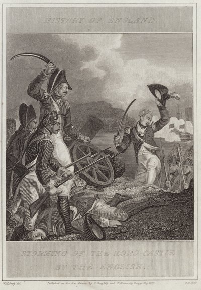 Assaut du château de Moro par les Anglais - William Marshall Craig