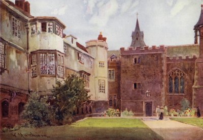 Une Vieille Cour à Queens College - William Matthison