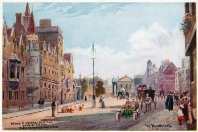 Broad St, Oxford, et Balliol College - William Matthison