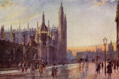 Porte et Chapelle de Kings College, Effet Crépuscule - William Matthison