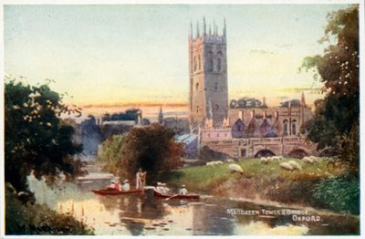 Tour et pont de Magdalen - William Matthison