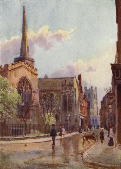 Market Street et église Holy Trinity - William Matthison