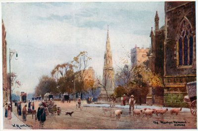 Rue St Giles, vue vers le nord depuis la rue Magdalen - William Matthison