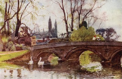 Pont de la Trinité, chapelle du Kings College au loin - William Matthison