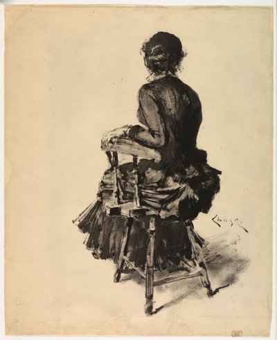 Femme assise - William Merritt Chase