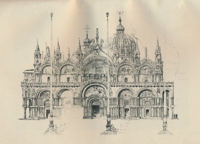 Façade de Saint-Marc, fin 19e-début 20e siècle, 1925 - William Monk