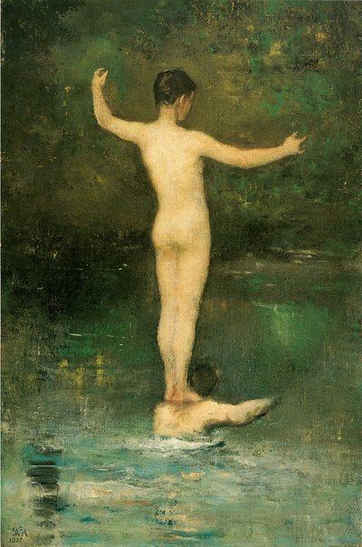 Baigneurs - William Morris Hunt