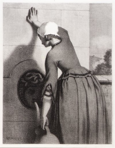 Fille à la fontaine - William Morris Hunt