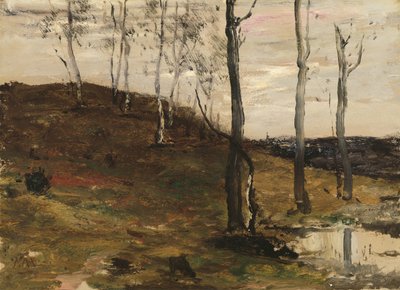 Colline avec arbres - William Morris Hunt