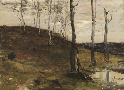 Colline avec des arbres - William Morris Hunt