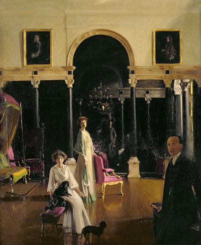 Portrait de groupe de la famille du comte de Plymouth - William Nicholson
