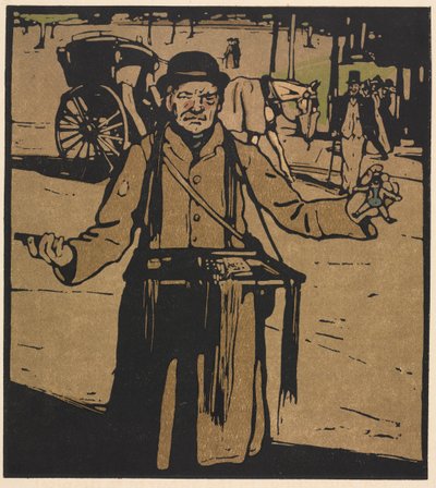 Types de Londres : Marchand Ambulant - William Nicholson