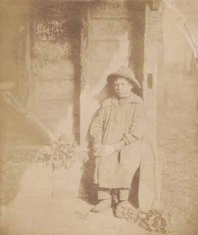 Garçon épluchant un navet, v. 1854 (photo) - William P Sherlock