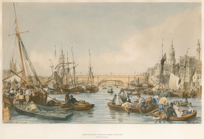 Pont de Londres, depuis le bassin - William Parrott