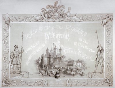 Le Lord Maire Thomas Johnson et son entourage embarquant de la Tour de Londres - William Parrott
