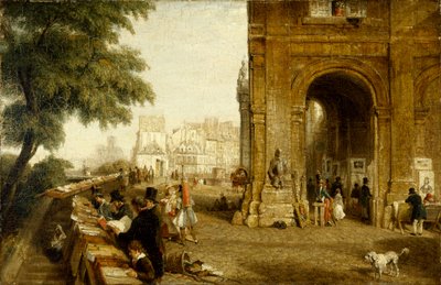 Le quai Conti à Paris en 1846 - William Parrott