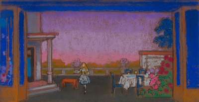 Le jardin du lièvre de mars (décor d