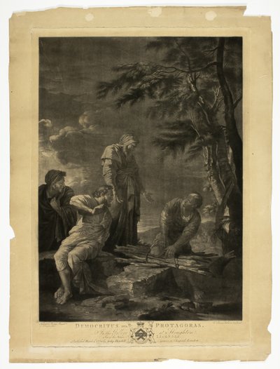 Démocrite et Protagoras - William Pether