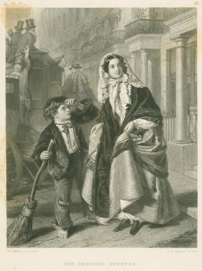 Bleak House : Le balayeur de passage - William Powell Frith