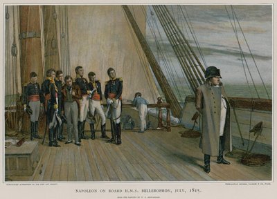 Napoléon à bord du HMS Bellerophon - William Quiller Orchardson