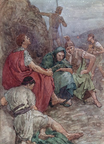 Brutus et ses compagnons après la bataille de Philippes - William Rainey