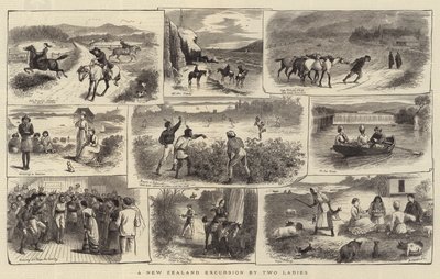 Excursion en Nouvelle-Zélande par deux dames - William Ralston