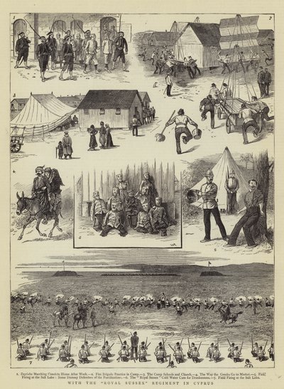 Avec le régiment Royal Sussex à Chypre - William Ralston