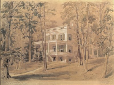 La maison de John James Audubon, New York - William Rickarby Miller