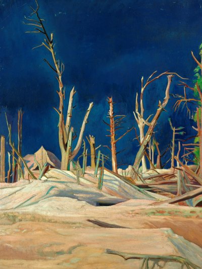 Arbres foudroyés - William Rothenstein