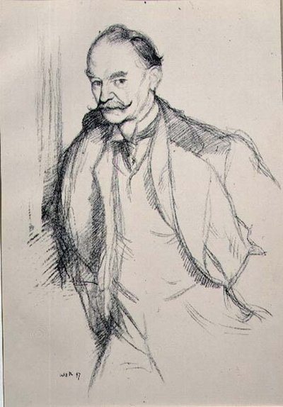 Portrait de Thomas Hardy (1840-1928) de la série 
